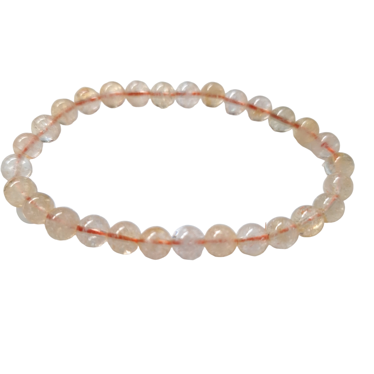 Bracelet Citrine "Energie positive et abondance" -6 mm - Bonheur de Lune