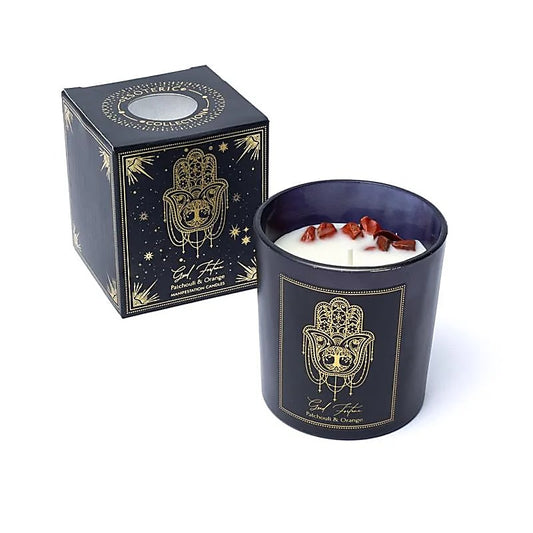 Bougie rituel de Chance Good Fortune - Parfum Patchouli et Orange - 120g 🌟